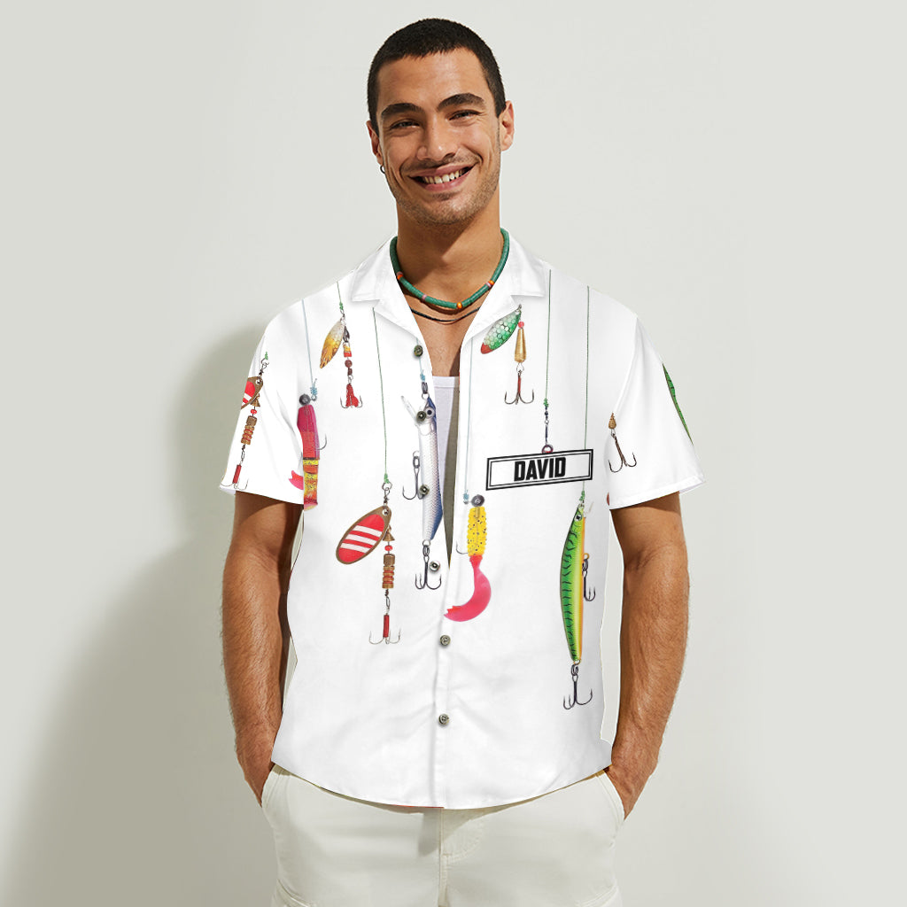 Tervis Fishing Lures - Personalized Fishing Hawaiian Shirt