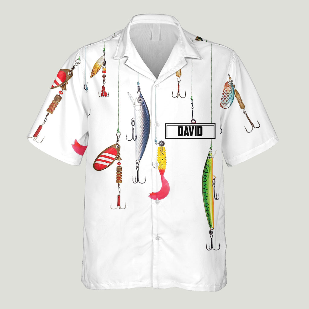 Tervis Fishing Lures - Personalized Fishing Hawaiian Shirt