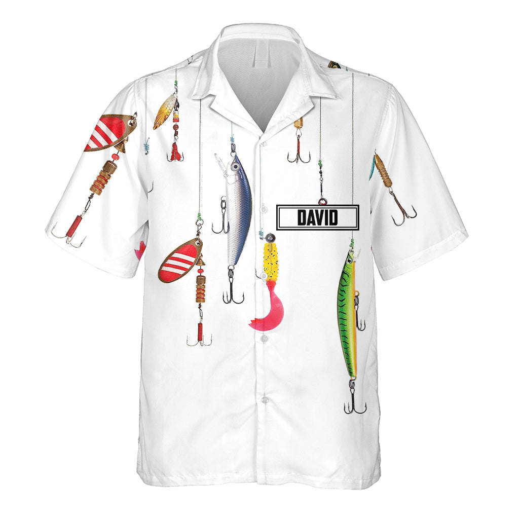 Tervis Fishing Lures - Personalized Fishing Hawaiian Shirt