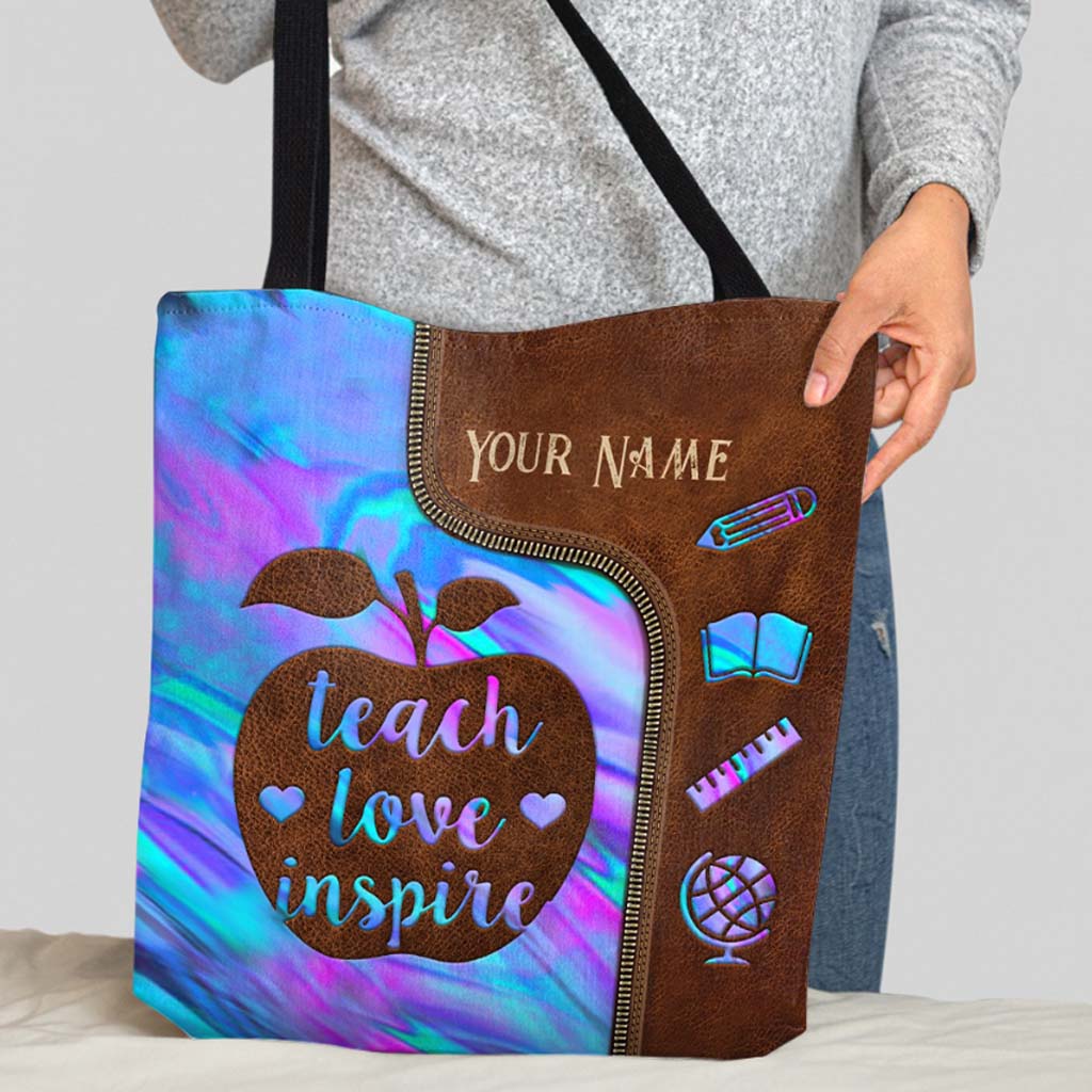 Discover Teacher Personalized Tote Bag