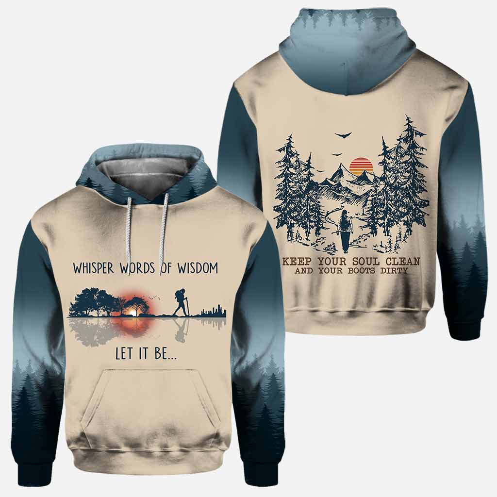 Whisper Words Of Wisdom - Hiking All Over T-shirt and Hoodie 112021