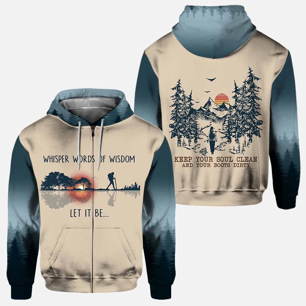 Whisper Words Of Wisdom - Hiking All Over T-shirt and Hoodie 112021