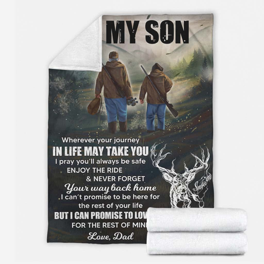 To My Son - Hunting Blanket 112021