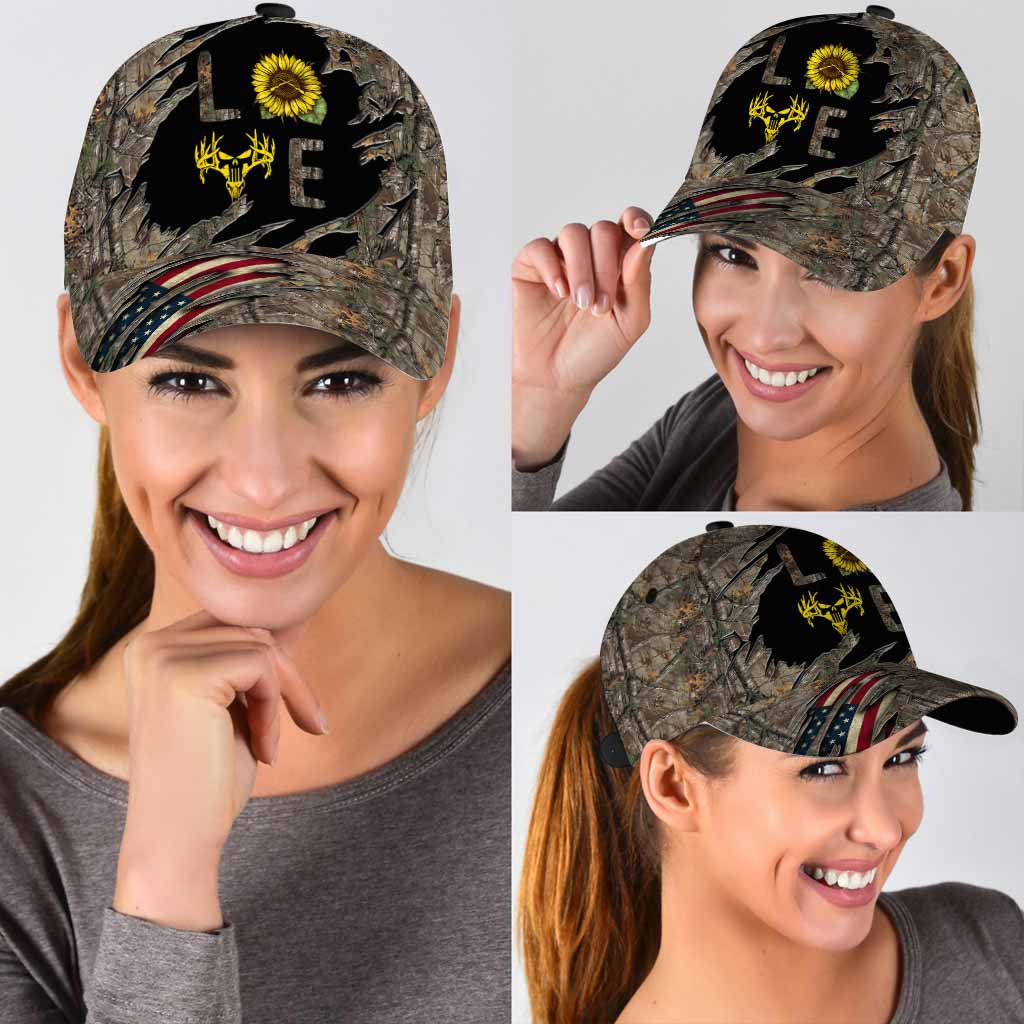 Love Hunting Cap With Printed Vent Holes