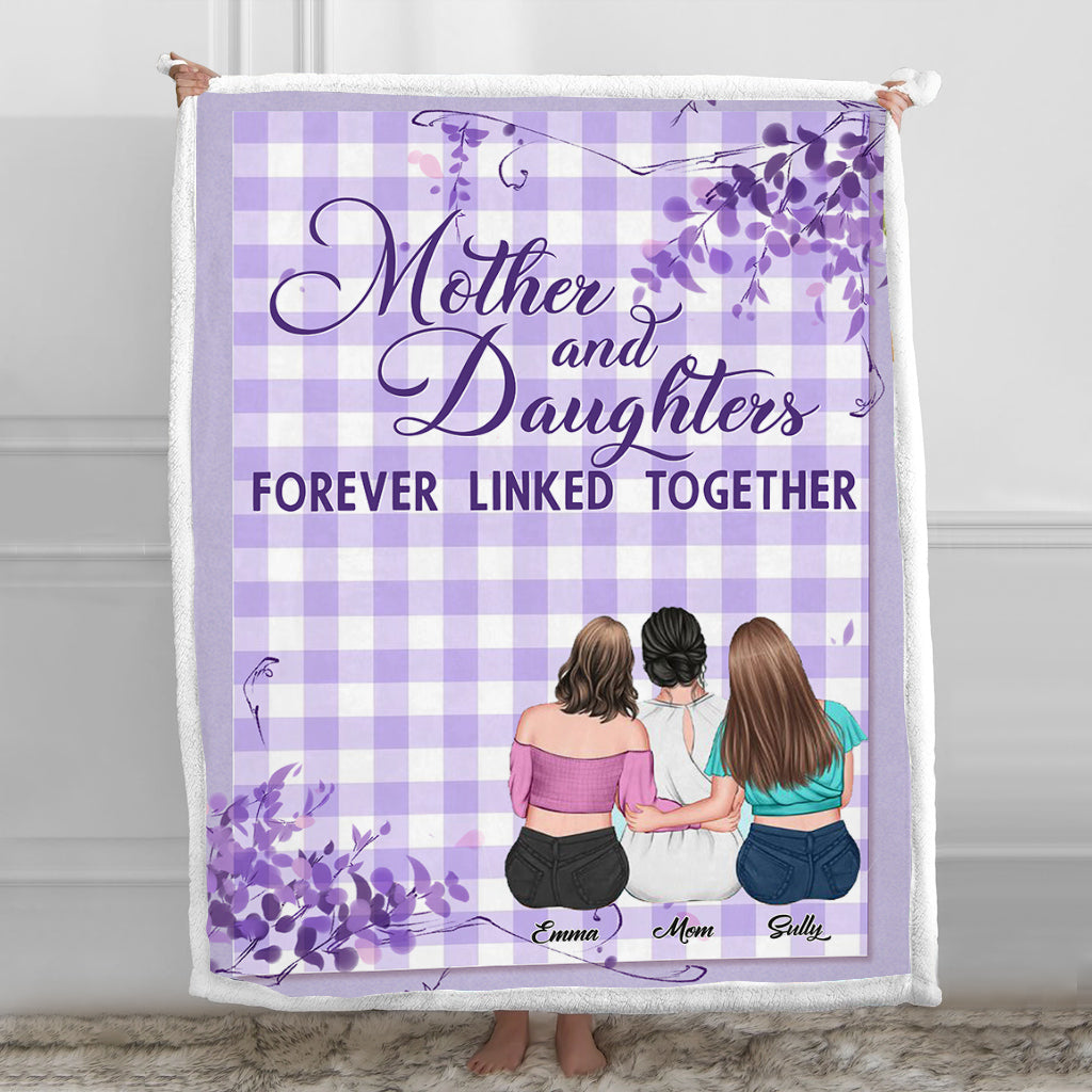 Forever Linked Together - Personalized Mother Blanket