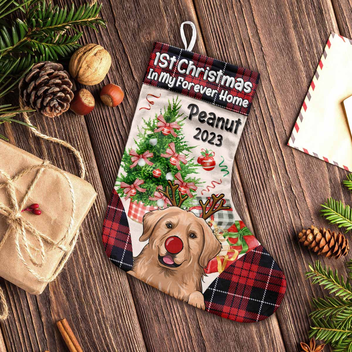 My 1st Christmas - Personalized Dog Christmas Stockings