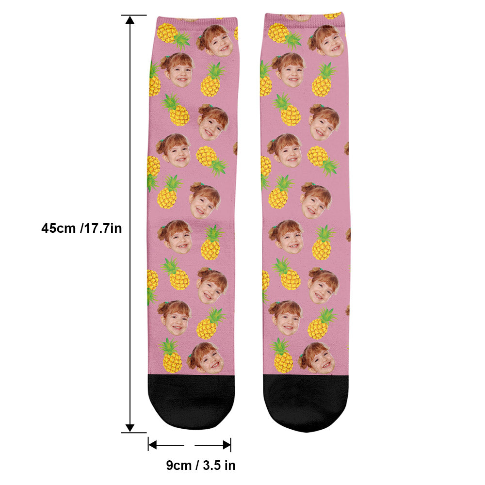 Funny Icon Pattern - Personalized Daughter Socks