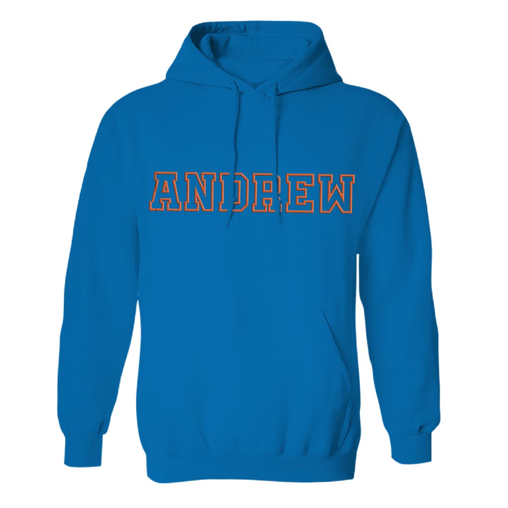 Custom Name - Personalized grandson Embroidered Hoodie