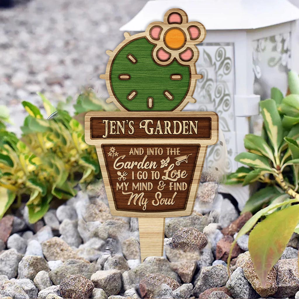 Beware Crazy Plant Lady Lives Here - Personalized Gardening Acrylic Plaque Stake