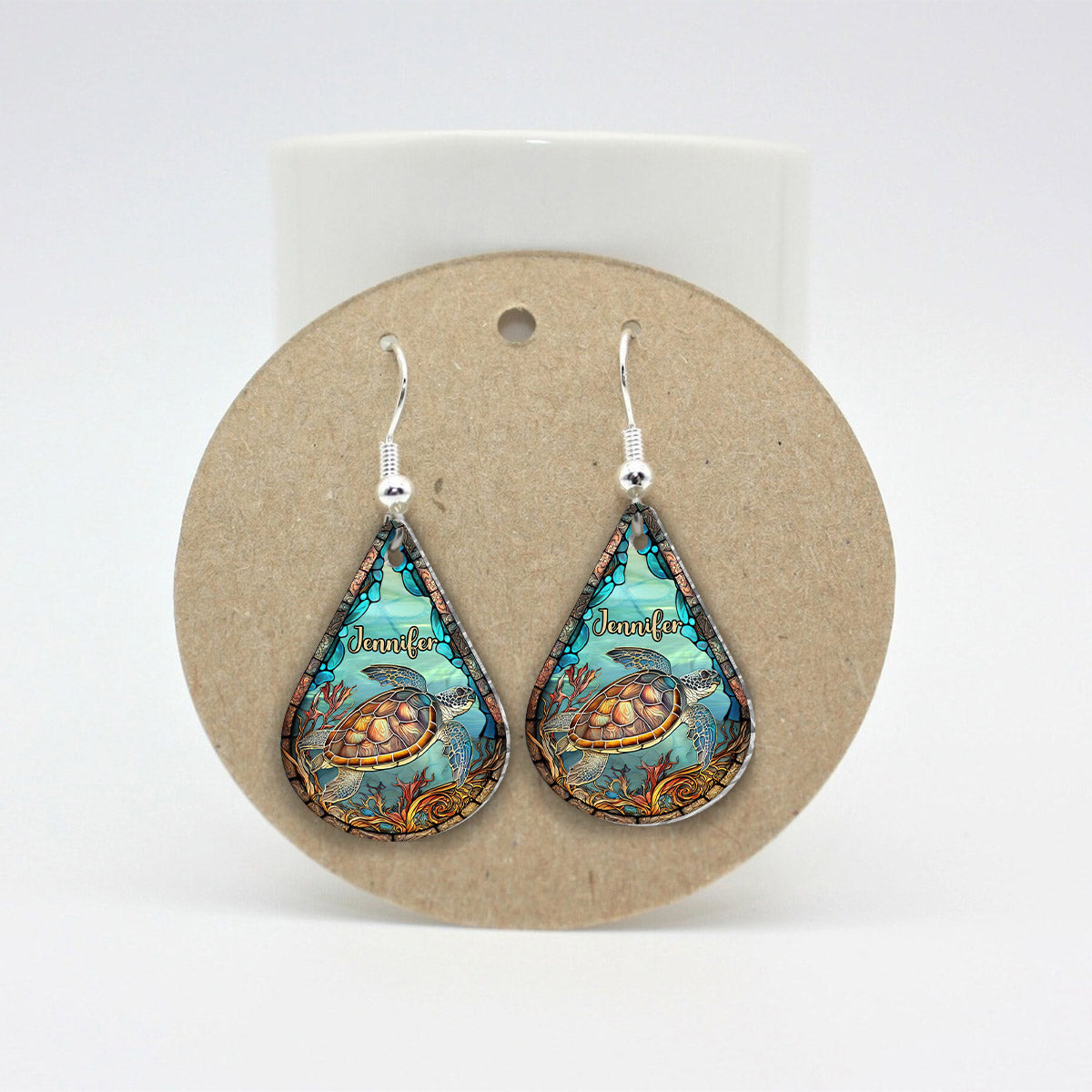 Love Turles - Personalized Turtle Earrings