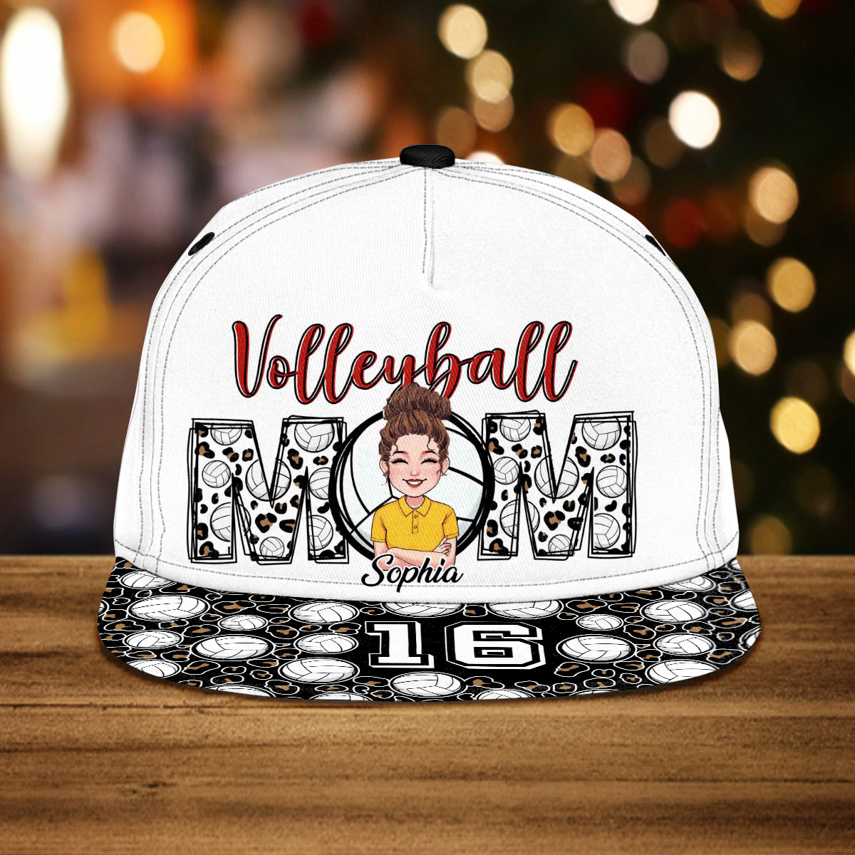 Volleyball Mom - Personalized Volleyball Snapback
