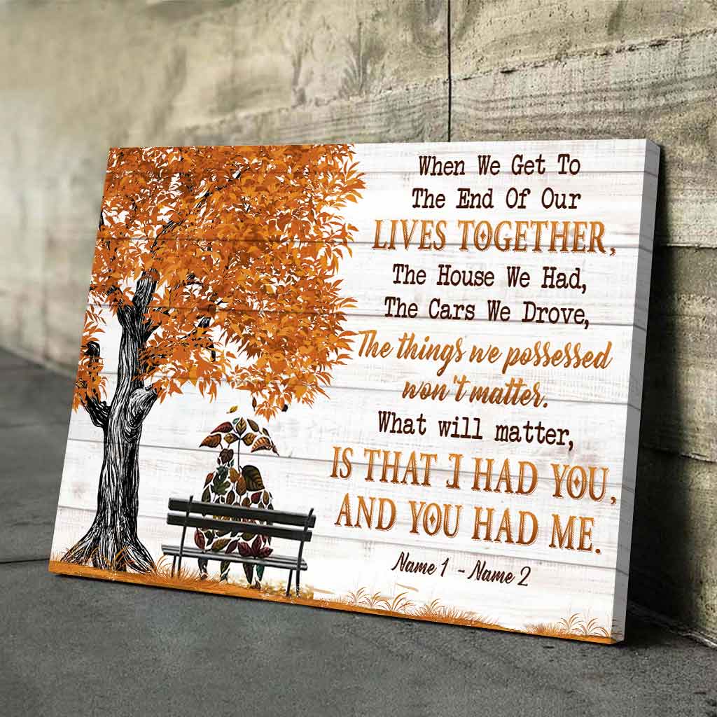 Disover When We Get To The End - Personalized Couple Poster