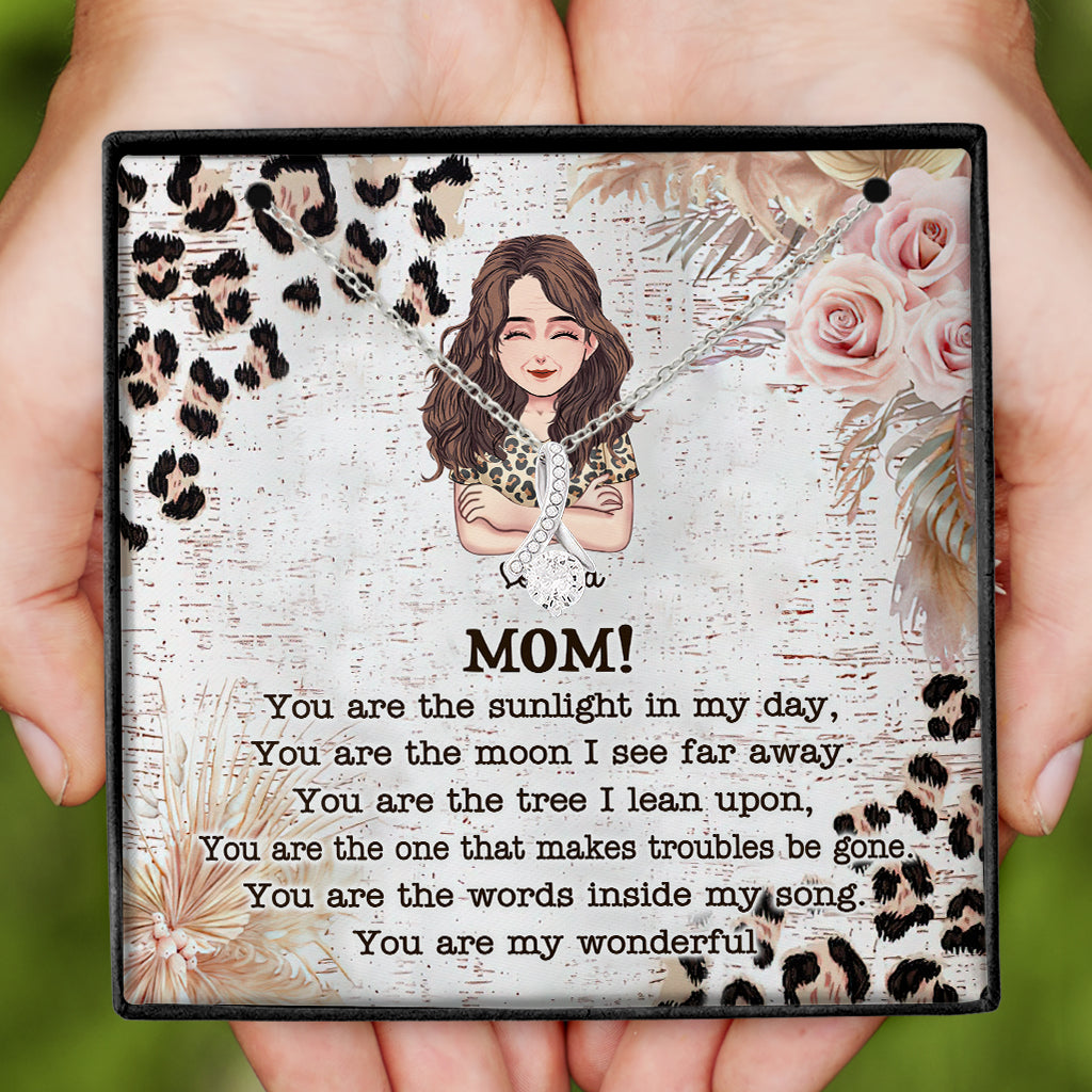 I Love You - Personalized Mother's day Mother Necklace