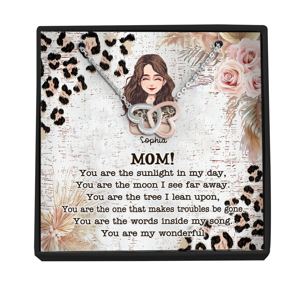 I Love You - Personalized Mother's day Mother Necklace