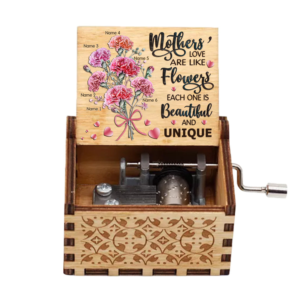 Mothers' Love - Personalized Mother's Day Mother Hand Crank Music Box