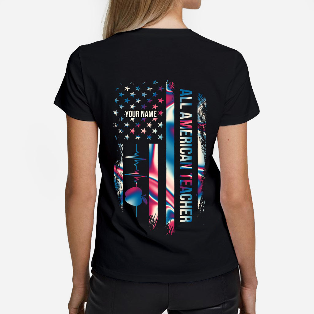 Discover Proud Teacher - Personalized Independence Day T-shirt