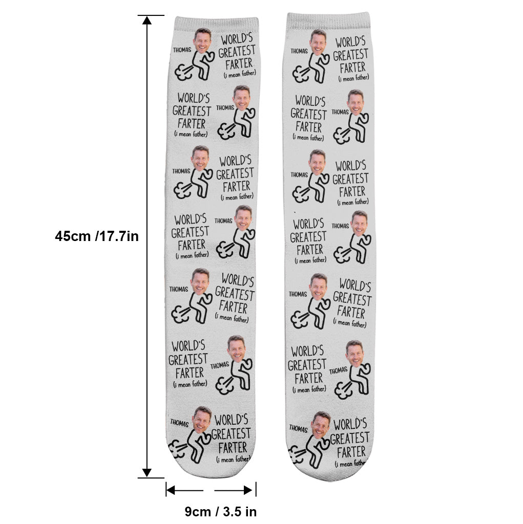 World’s Greatest Farter - Personalized Father Socks