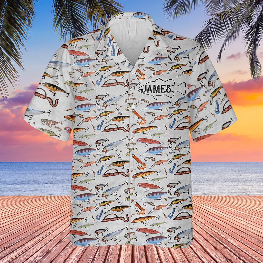 Lucky Fishing Shirt - Personalized Fishing Hawaiian Shirt