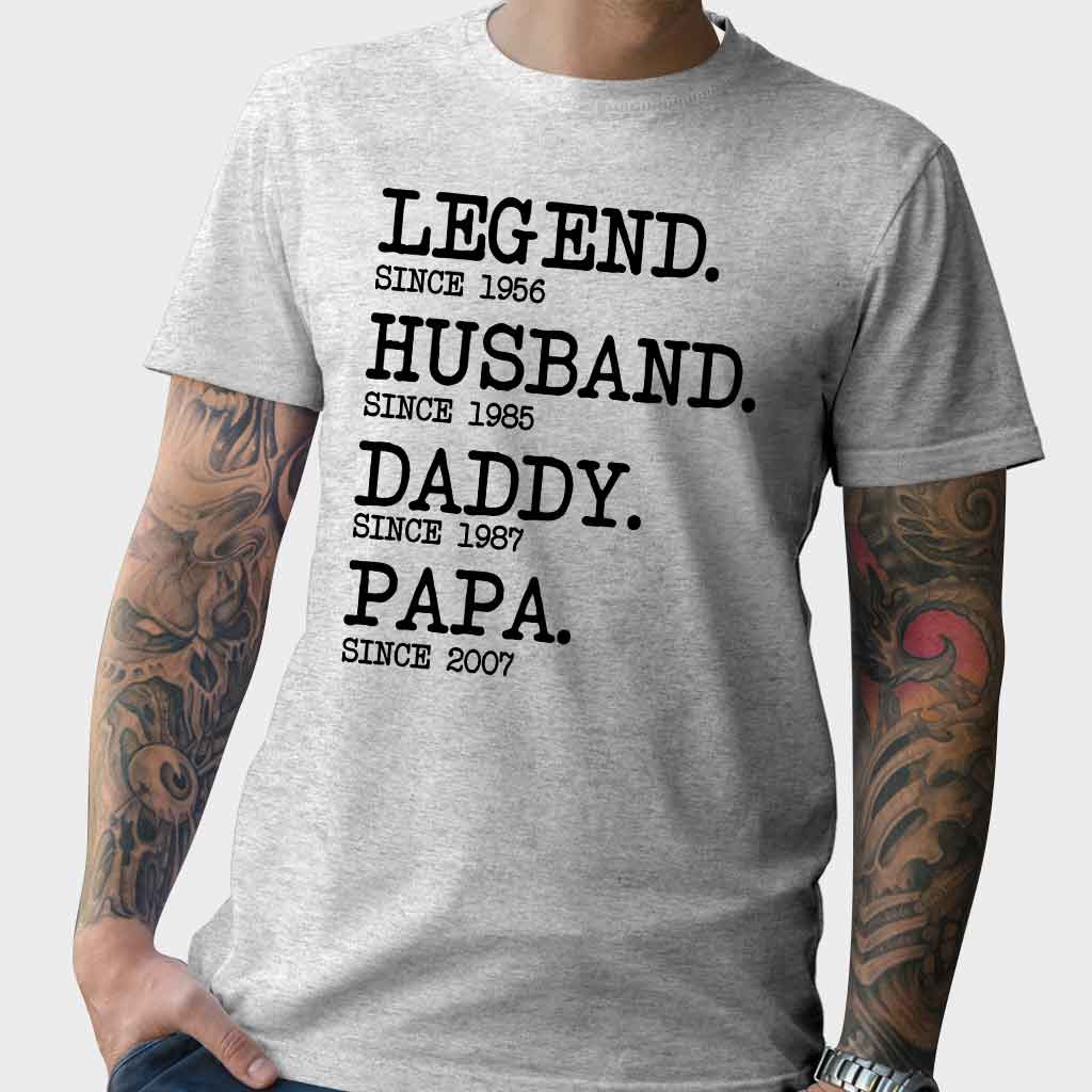 Legend Husband - Grandpa Personalized T-shirt And Hoodie 072021