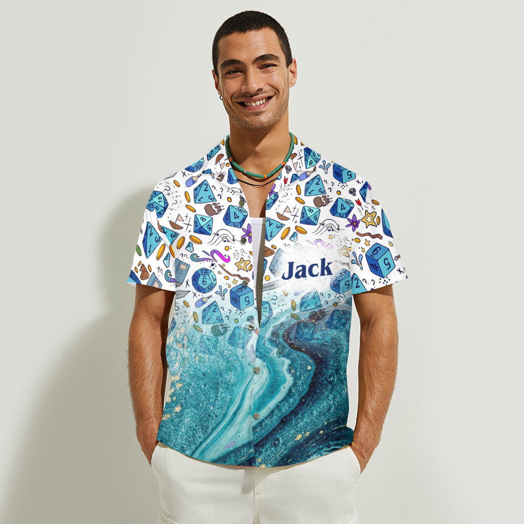 Because I'm The DM - Personalized RPG Hawaiian Shirt