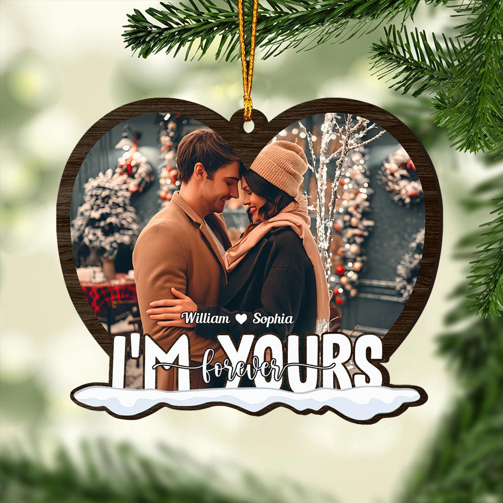 I'm Yours Forever - Christmas Personalized Couple Ornament