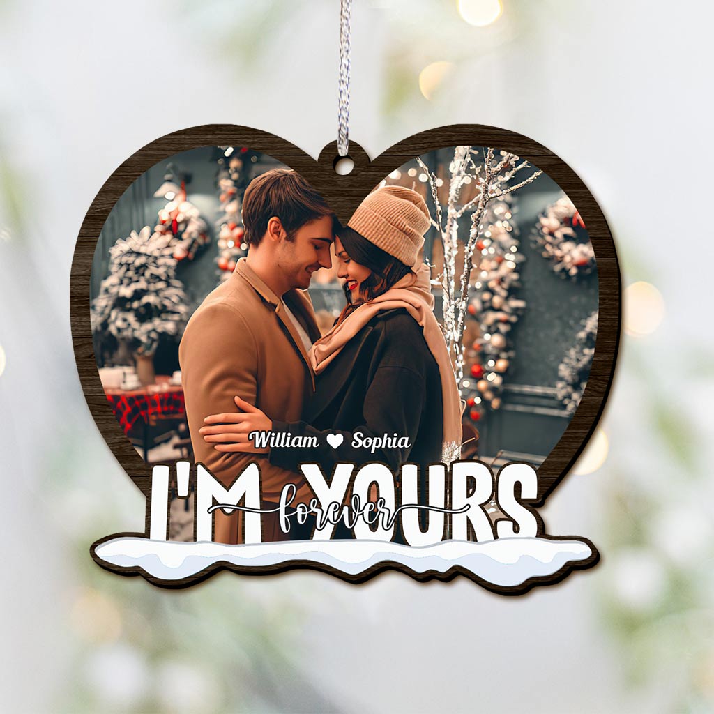 I'm Yours Forever - Christmas Personalized Couple Ornament