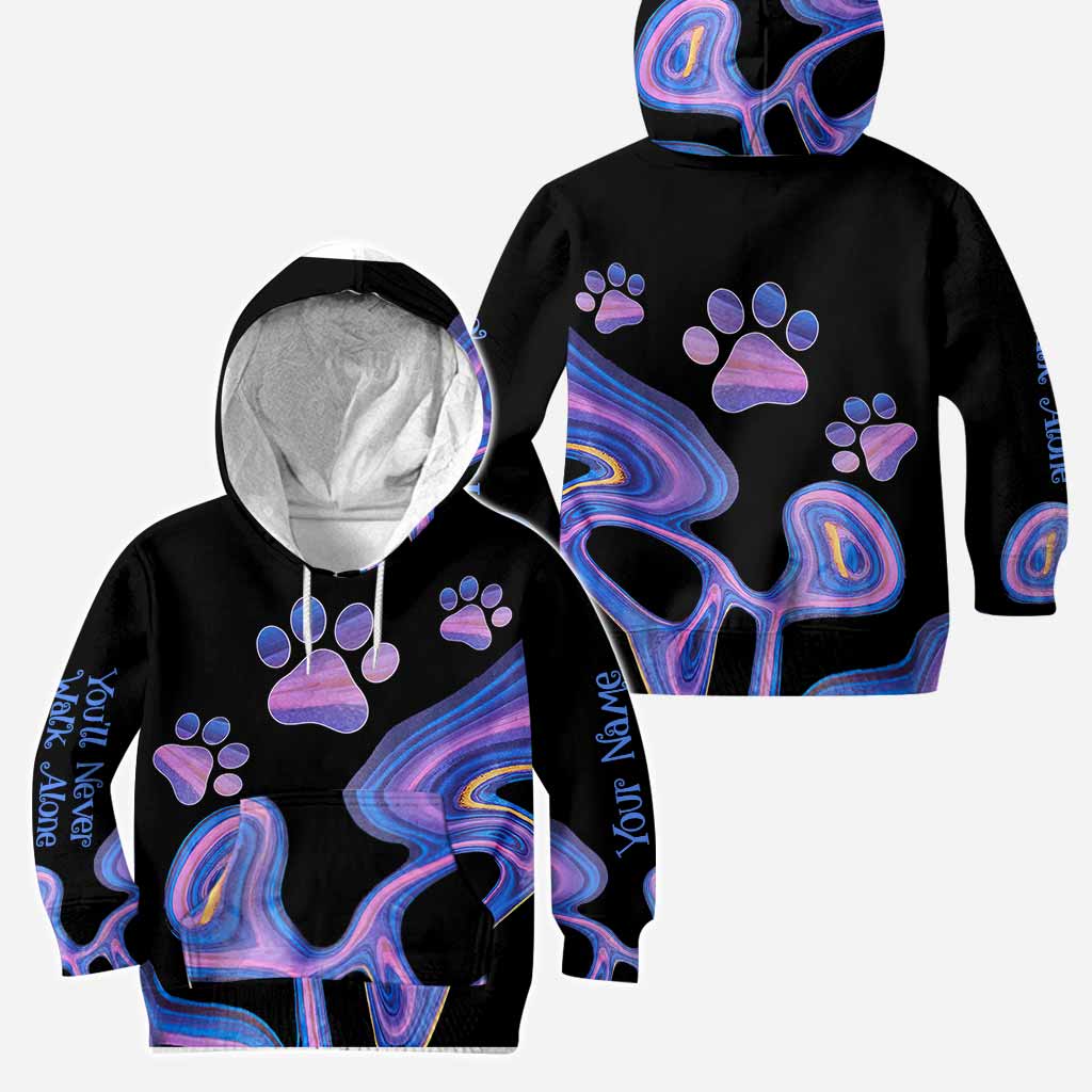 Dog Lovers You'll Never Walk Alone - Personalized Hoodie and Leggings
