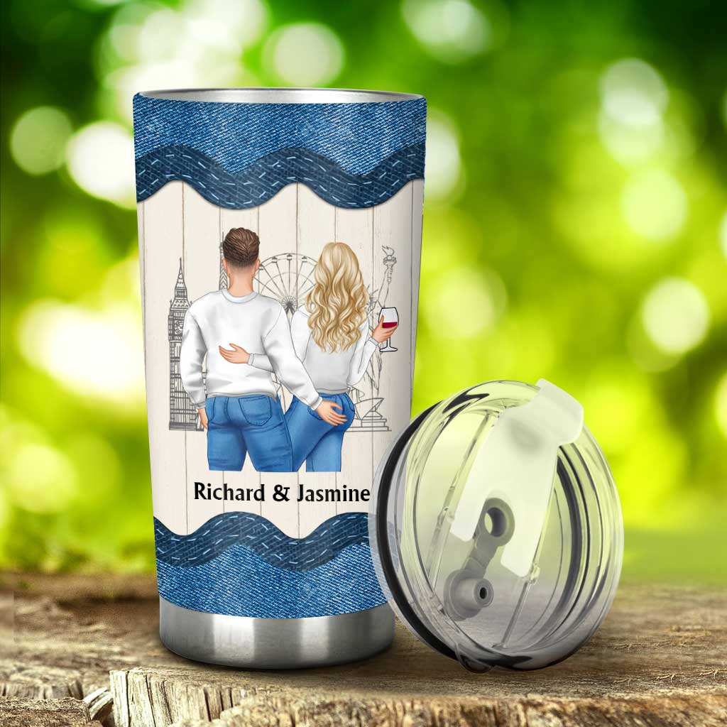 Always Be By Your Side - Personalized Couple Tumbler