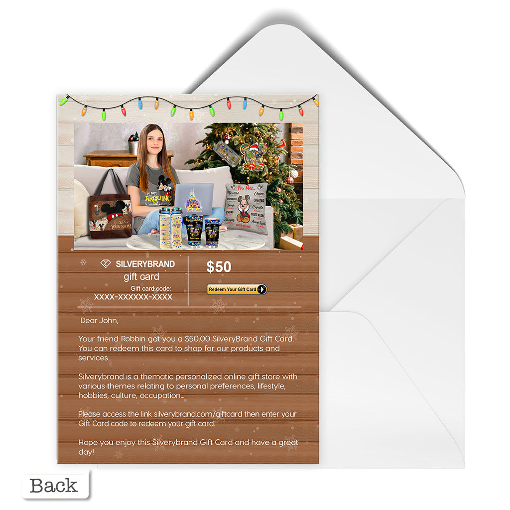 Personalized Greeting Greeting Card Christmas Home