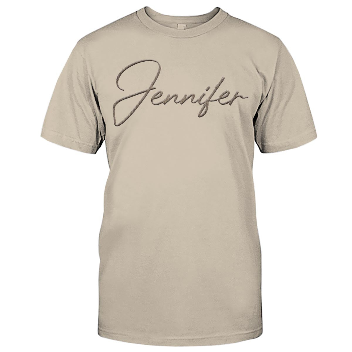 Custom Name - Personalized granddaughter Embroidered T-shirt