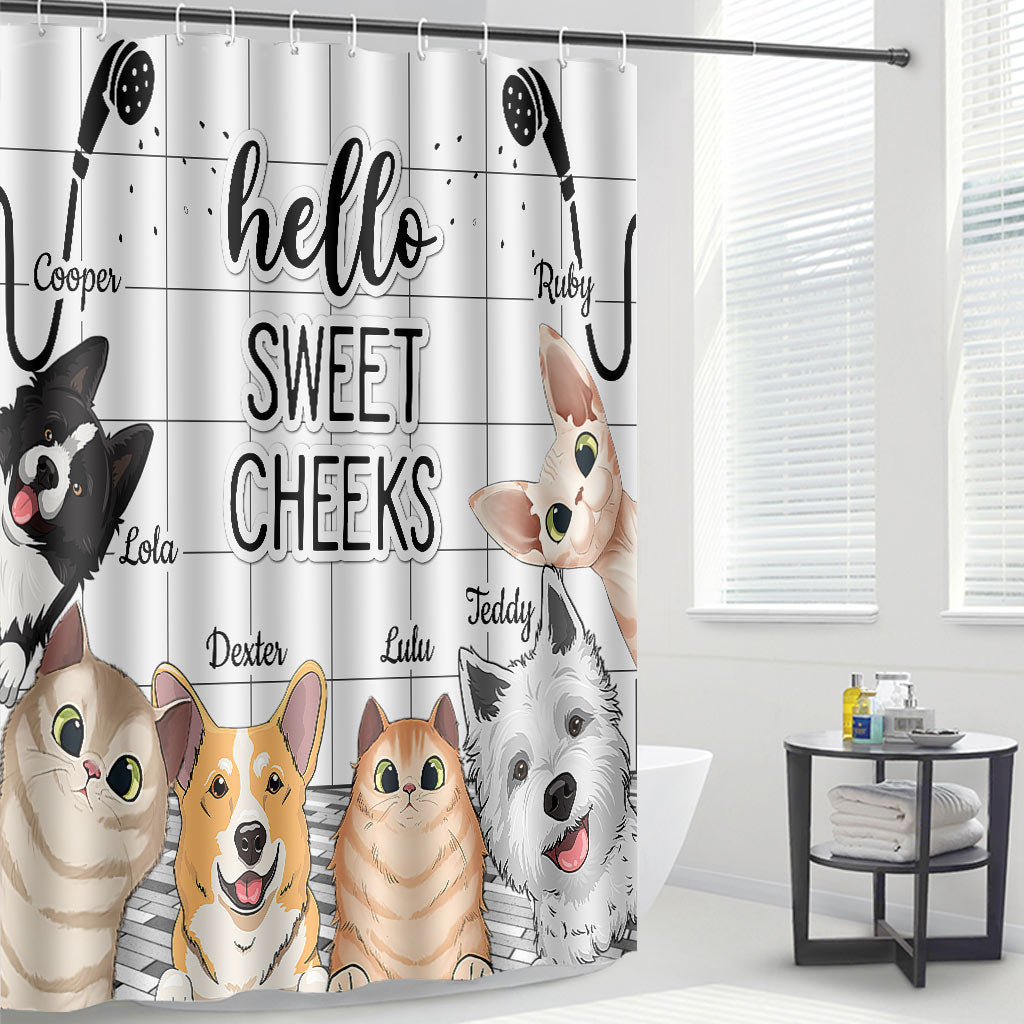 I Saw That - Personalized Dog Shower Curtain