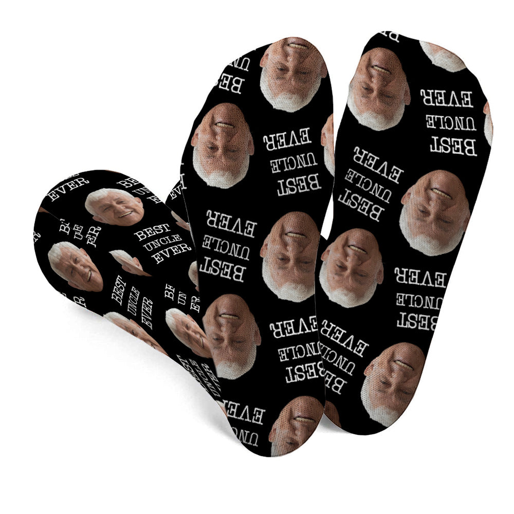 Custom Face - Personalized Uncle Socks