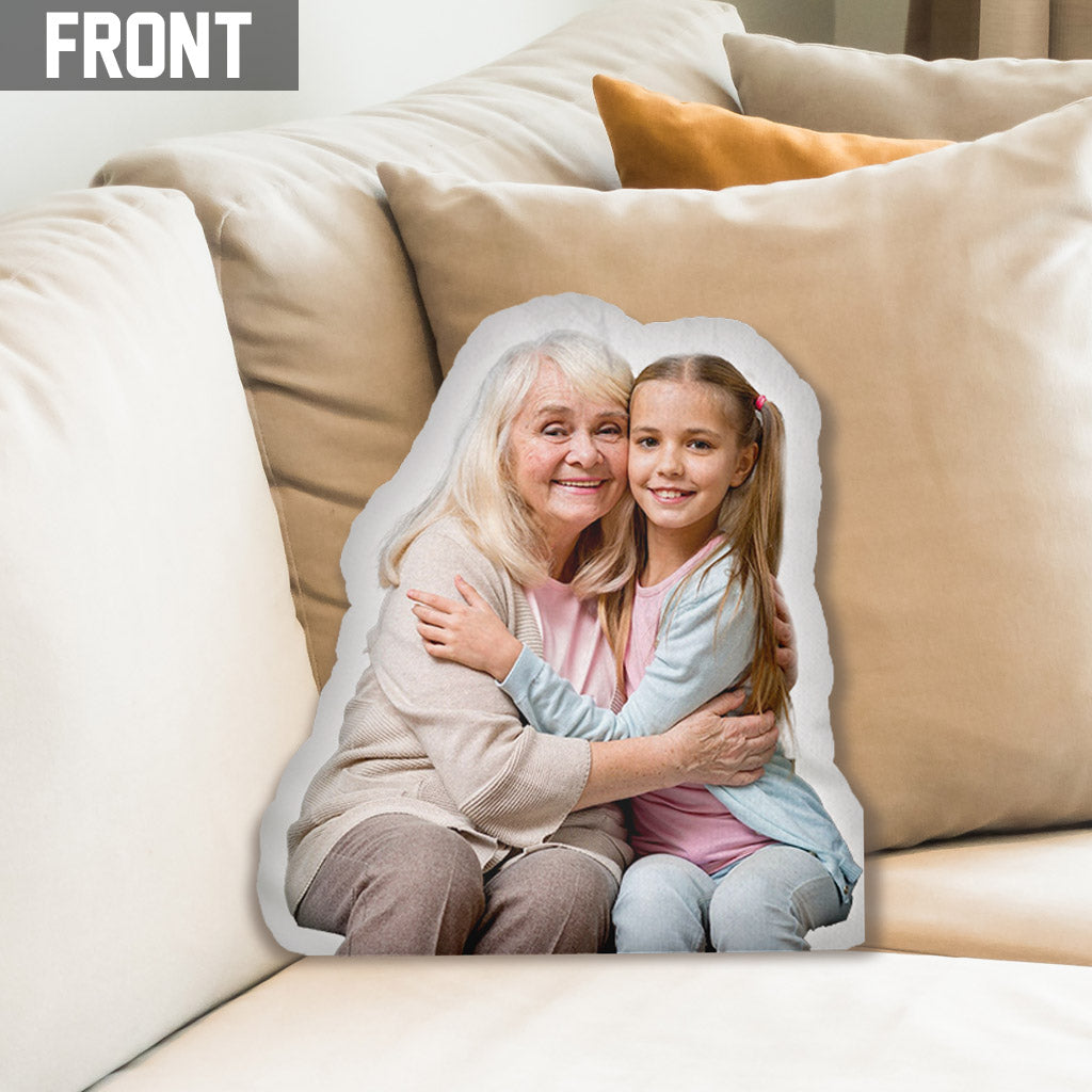 Custom Photo Humanoid - Personalized Grandma Shaped Pillow