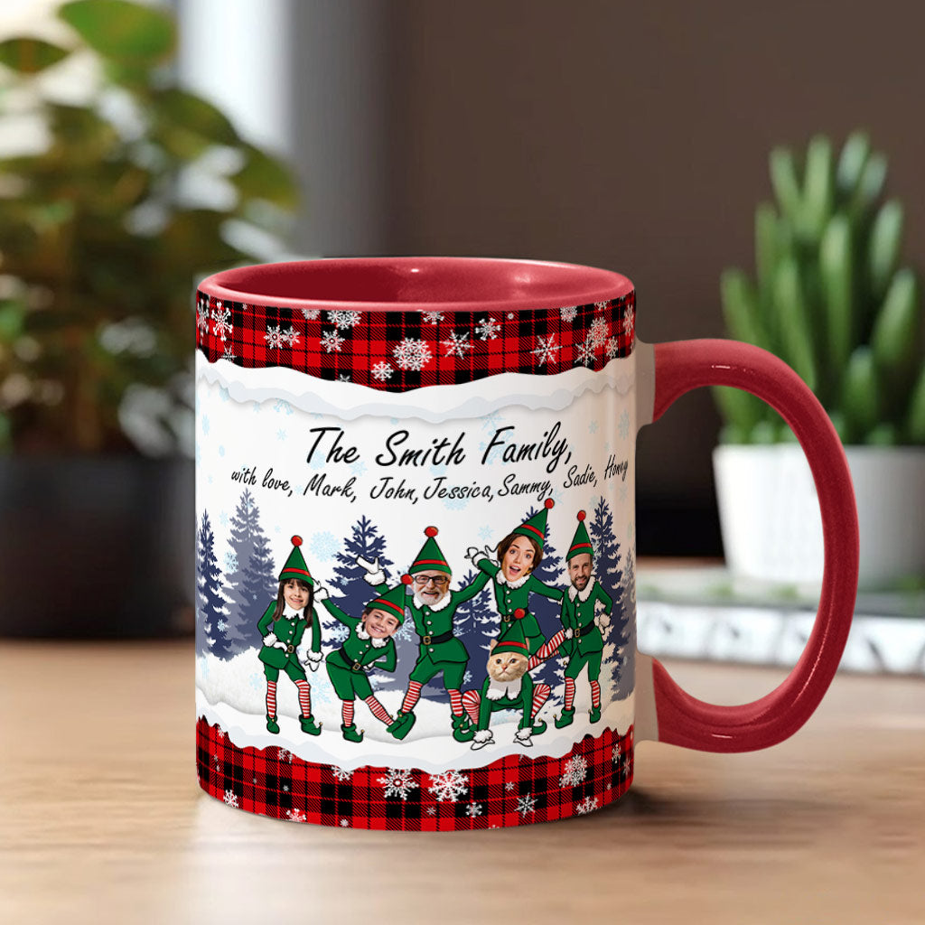 Personalized Christmas Family Mug