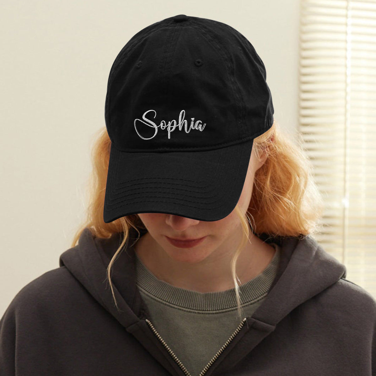 Custom Name - Personalized Daughter Embroidered Classic Cap