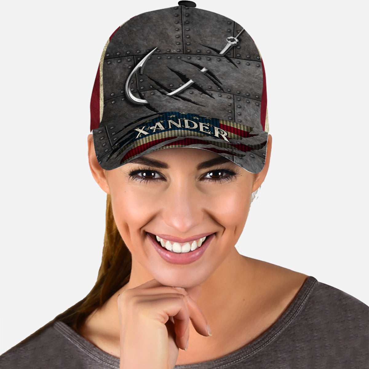 Fishing Hook Cool Design - Personalized Fishing Classic Cap