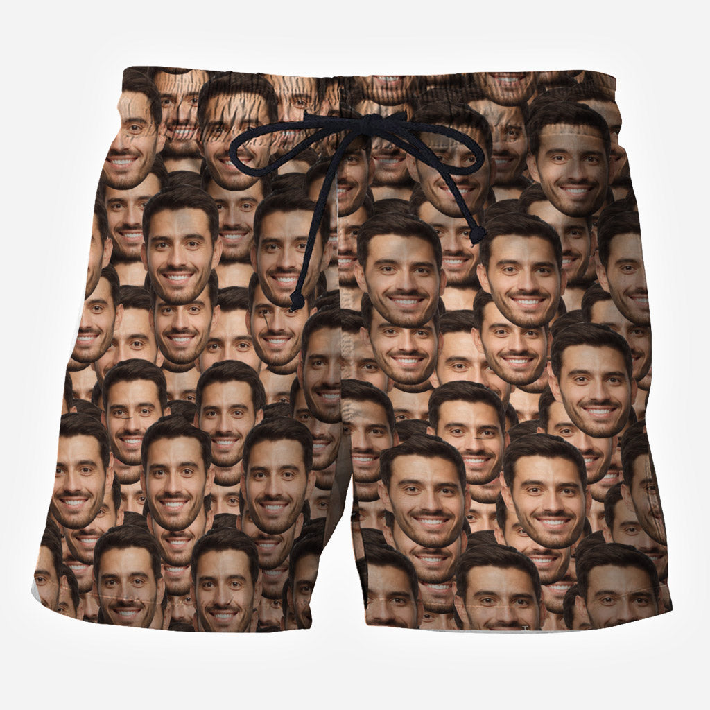 Custom Face Pattern - Personalized Men Shorts