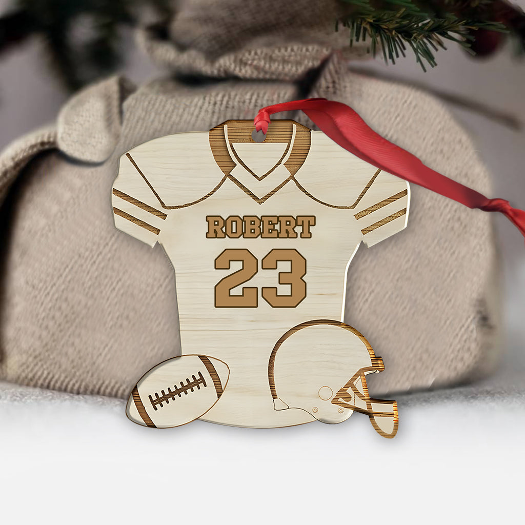 Love Football - Personalized Football Ornament