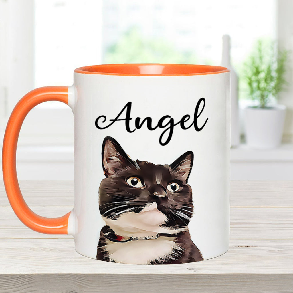 Cat Lover - Personalized Cat Accent Mug