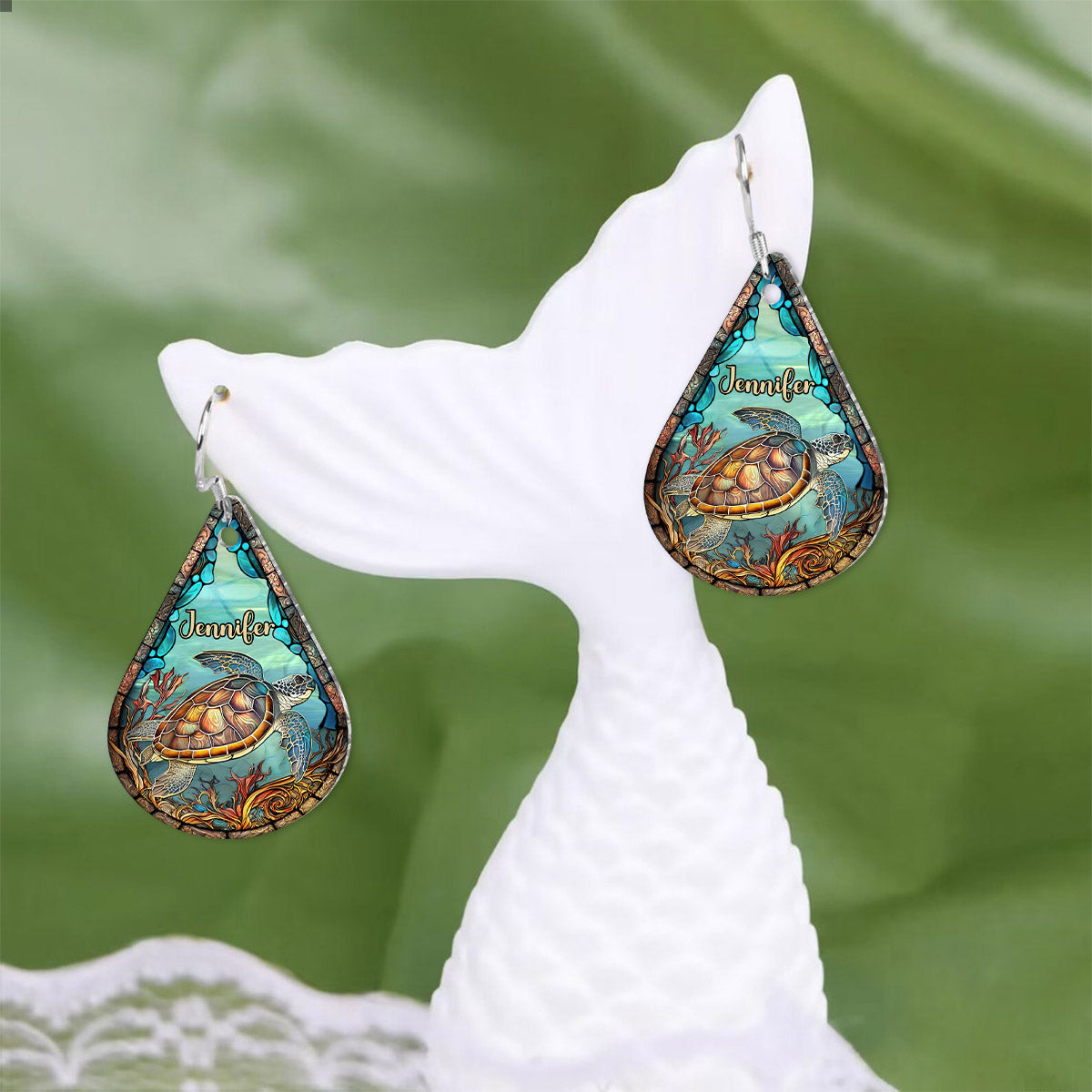 Love Turles - Personalized Turtle Earrings