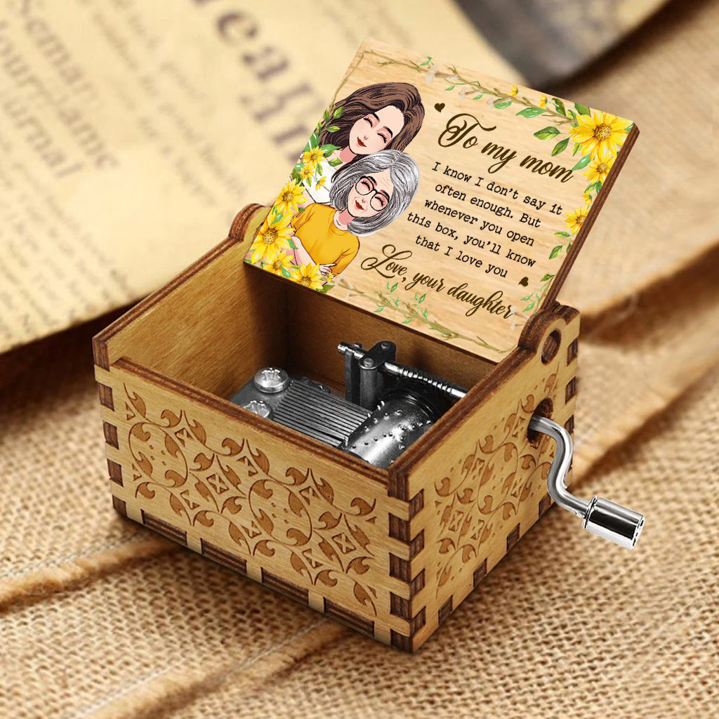 Whenever You Open - Personalized Mother's Day Mother Hand Crank Music Box
