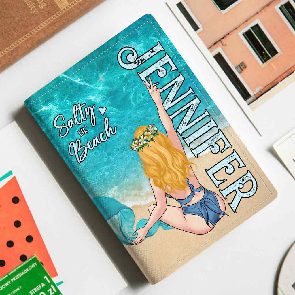 Salty Lil' Beach - Personalized Sea Lover Passport Holder