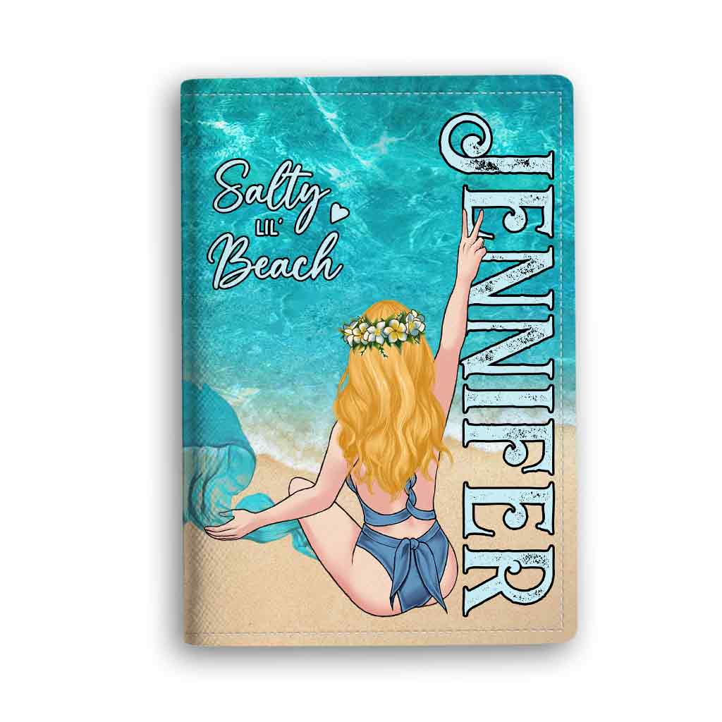 Salty Lil' Beach - Personalized Sea Lover Passport Holder