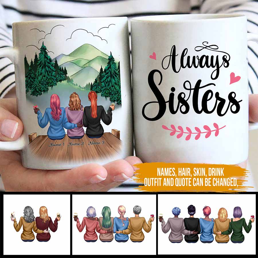 We Will Be Friends - Personalized Sister Mug 082021