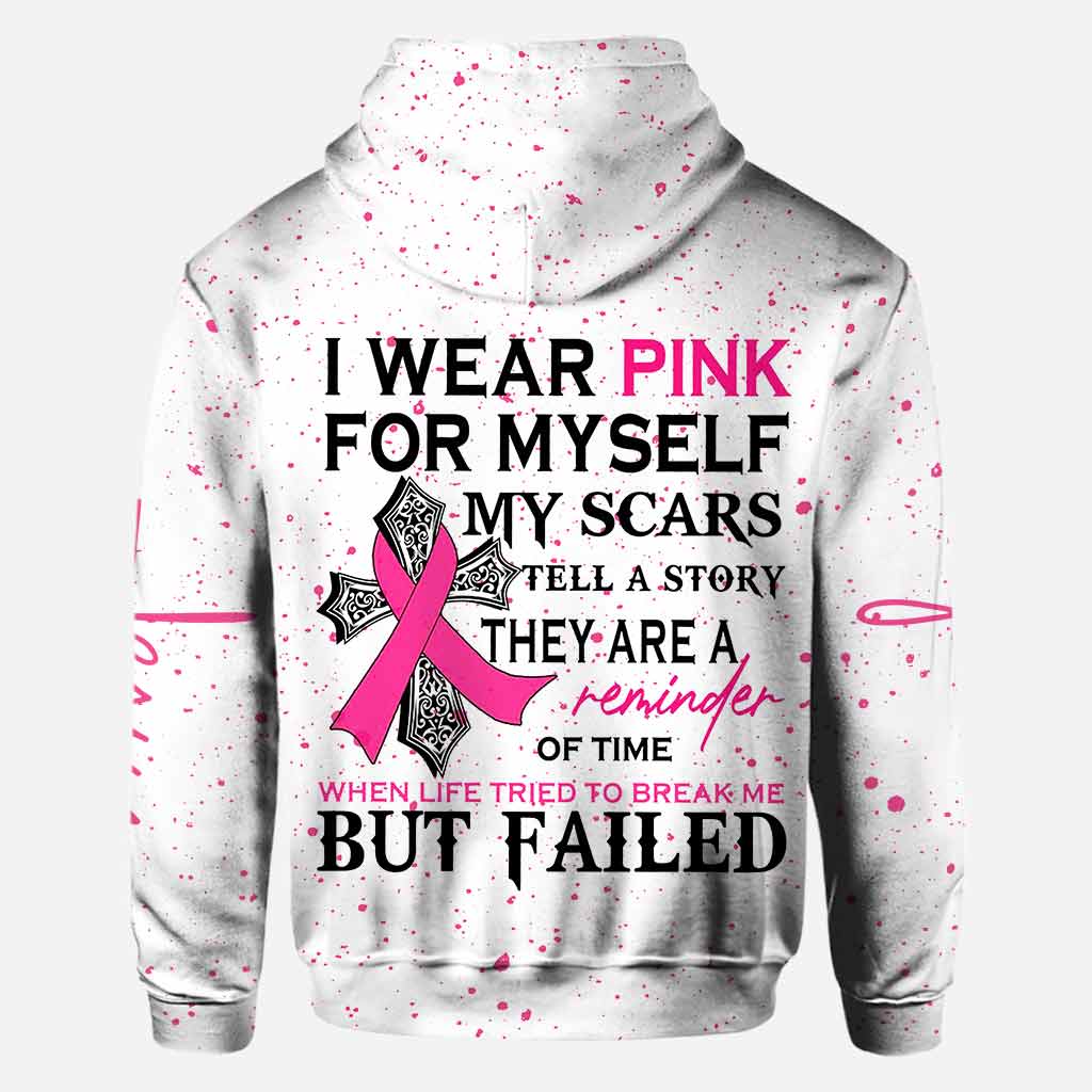 I We Wear Pink - Breast Cancer Awareness All Over T-shirt and Hoodie 1121