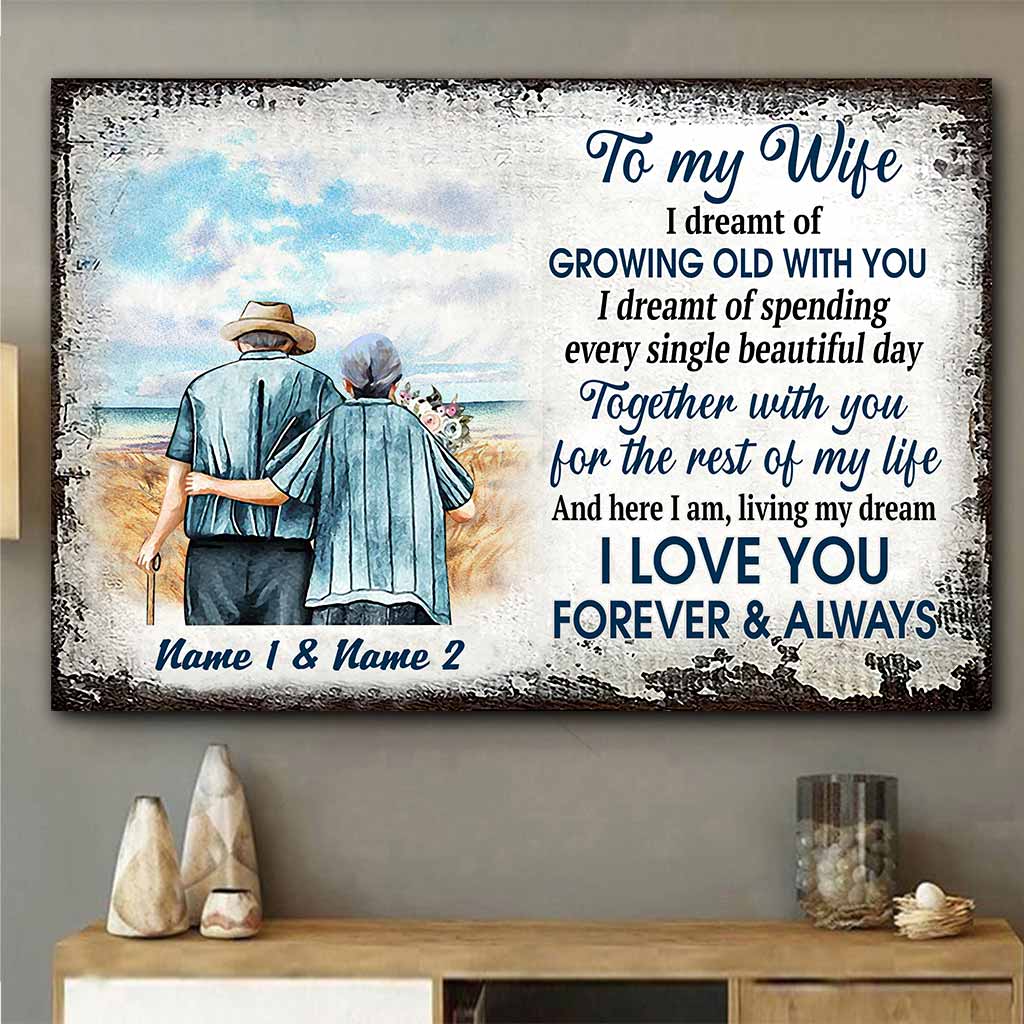 Discover I Love You Forever And Always - Personalized Couple Poster