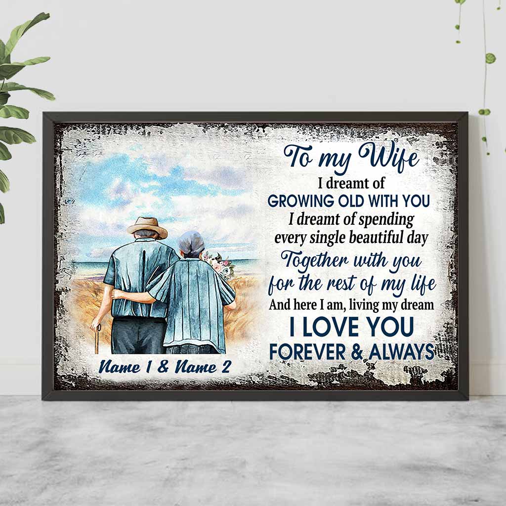 Disover I Love You Forever And Always - Personalized Couple Poster