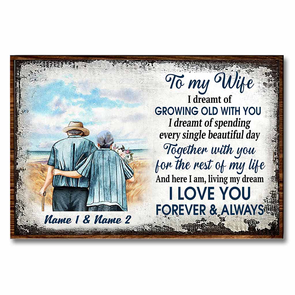 Disover I Love You Forever And Always - Personalized Couple Poster