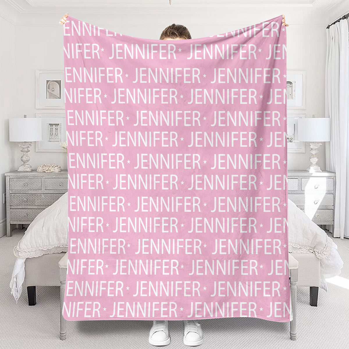 Custom Name Pattern - Personalized Daughter Blanket