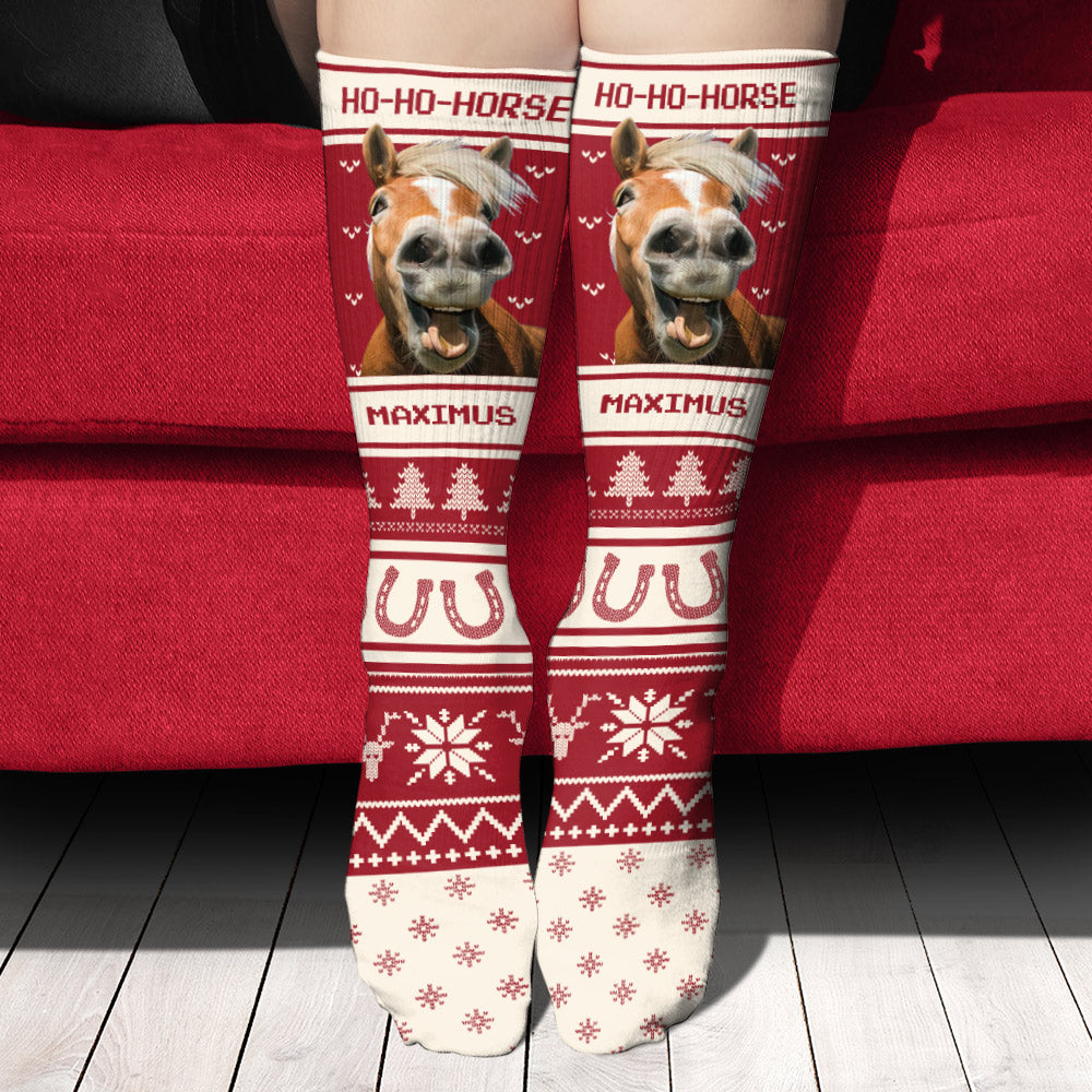 Ho Ho Horse - Personalized Horse Socks